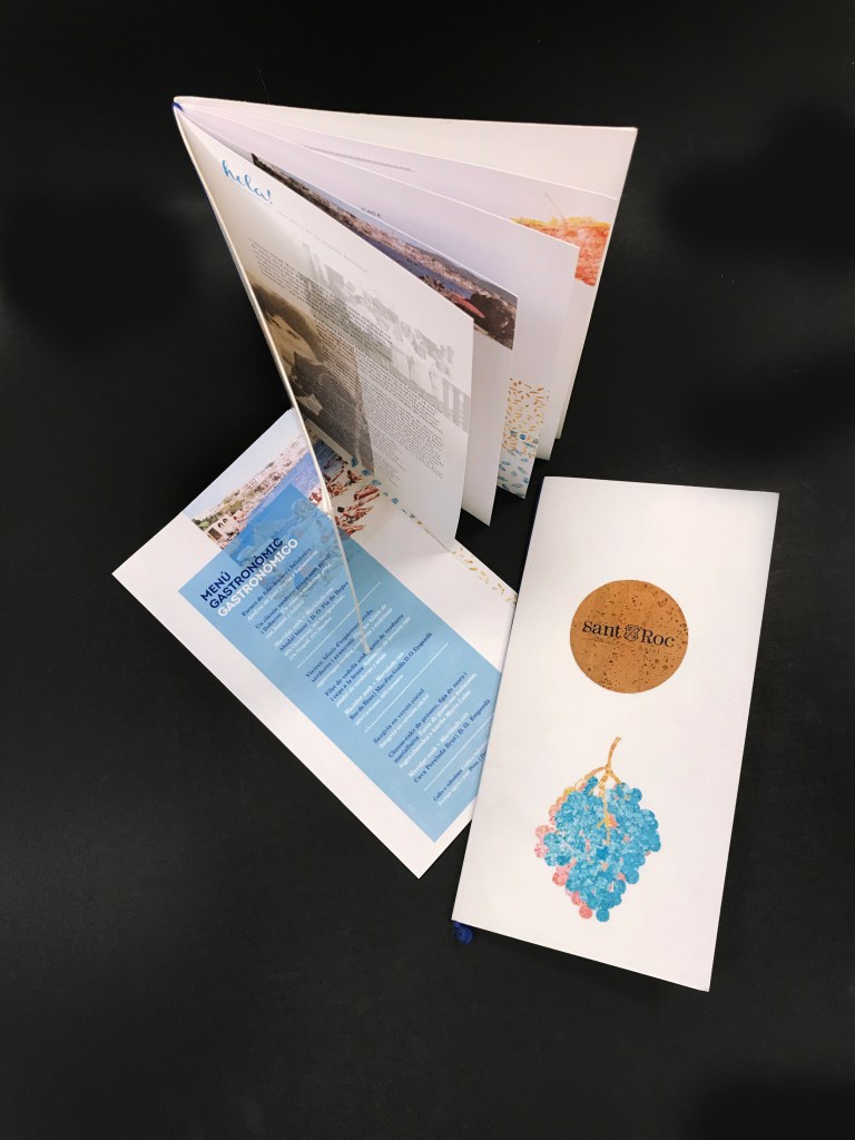 Disseny gràfic de cartes de restaurant premium