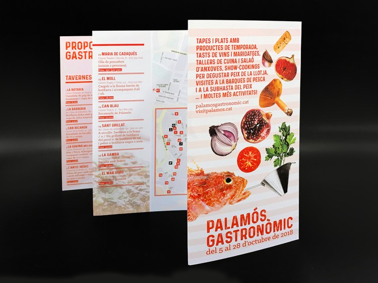 Palamós Gastronòmic 2018 Desplegable