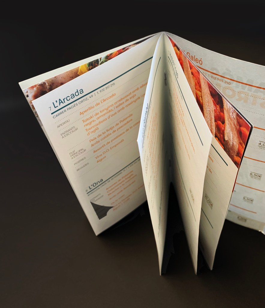 Detall desplegable Palamós Gastronòmic 2017